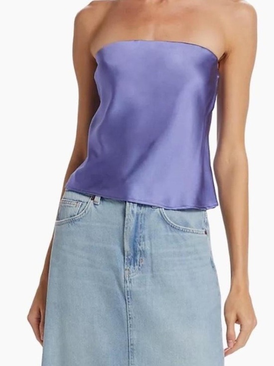 Reformation Tops - Reformation spritz strapless top 100% silk